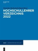 Universitäten Deutschland / Hochschullehrer Verzeichnis 2022/Band 1