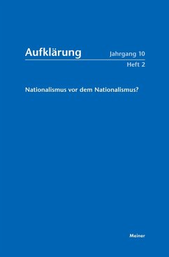 Nationalismus vor dem Nationalismus?