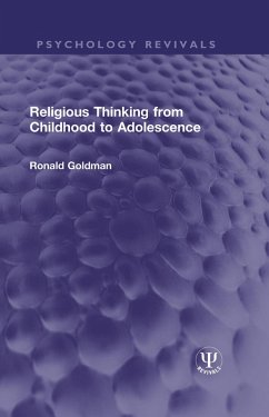 Cover Religious Thinking from Childhood to Adolescence (eBook, PDF)