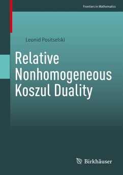 Relative Nonhomogeneous Koszul Duality (eBook, PDF) - Positselski, Leonid