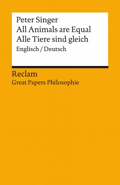 All Animals are Equal / Alle Tiere sind gleich (Englisch/Deutsch) (eBook, ePUB) - Singer, Peter Albert David