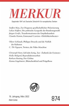 MERKUR Gegründet 1947 als Deutsche Zeitschrift für europäisches Denken - 3/2022 (eBook, ePUB)