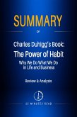 Summary of Charles Duhigg's Book: The Power of Habit: Why We Do What We Do in Life and Business (eBook, ePUB)