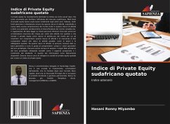 Indice di Private Equity sudafricano quotato - Miyambo, Hasani Ronny