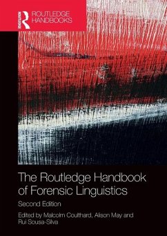 The Routledge Handbook of Forensic Linguistics