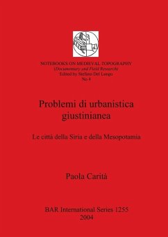 Cover Problemi di urbanistica giustinianea