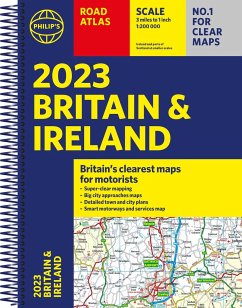 2023 Philip's Road Atlas Britain and Ireland - Philip's Maps