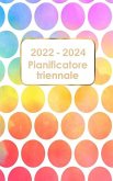 Planner triennale 2022-2024: Calendario 36 mesi Calendario con festività Agenda giornaliera 3 anni Calendario appuntamenti Agenda 3 anni