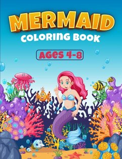 Mermaid Coloring Book Ages 4-8 - Kids, Perfect