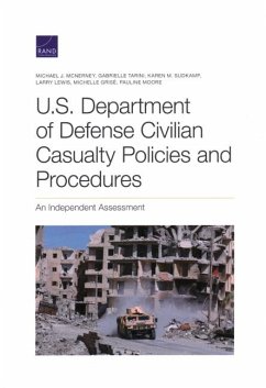 Cover U.S. Department of Defense Civilian Casualty Policies and Procedures