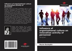 Influence of organizational culture on innovation activity of personnel - Bezlepkin, Maxim