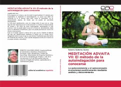 MEDITACIÓN ADVAITA VII: El método de la autoindagación para conocerse - Gomes, Roberto Guillermo