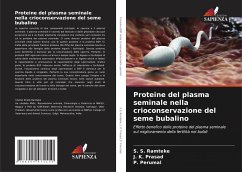 Proteine del plasma seminale nella crioconservazione del seme bubalino - Ramteke, S. S.;Prasad, J. K.;Perumal, P.