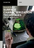 Surface Characterization Techniques (eBook, ePUB)