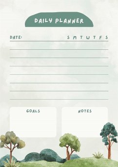 Green Cute Landscape Daily Planner (eBook, ePUB) - Srivatsa, Indira