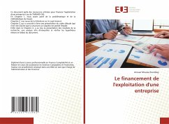 Le financement de l'exploitation d'une entreprise - Moussa Zoumbey, Anouar