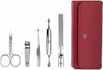 Zwilling CLASSIC INOX Druckknopf-Etui, rot, 5-tlg.