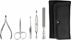 Zwilling CLASSIC INOX Druckknopf-Etui, schwarz, 5-tlg.