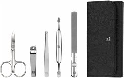 Zwilling CLASSIC INOX Druckknopf-Etui, schwarz, 5-tlg.