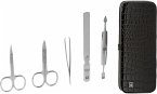 Zwilling CLASSIC INOX Kroko Rahmen-Etui, schwarz, 5-tlg.