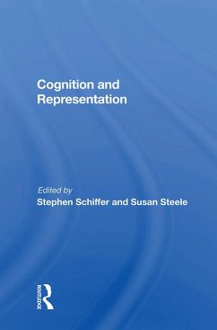 Cognition And Representation (eBook, PDF) - Schiffer, Stephen
