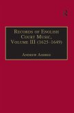 Records of English Court Music (eBook, ePUB)