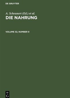 Die Nahrung. Volume 32, Number 9