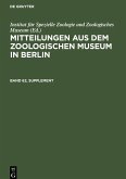 Mitteilungen aus dem Zoologischen Museum in Berlin. Band 62, Supplement
