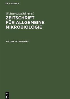 Zeitschrift für Allgemeine Mikrobiologie. Volume 24, Number 3