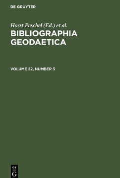 Bibliographia Geodaetica, Volume 22, Number 3, Bibliographia Geodaetica Volume 22, Number 3