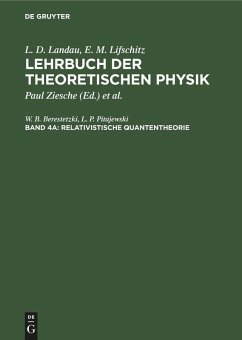 Cover Relativistische Quantentheorie