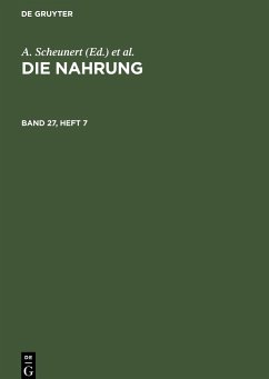 Die Nahrung. Band 27, Heft 7