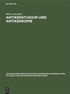 Cover Antikenstudium und Antikenkopie