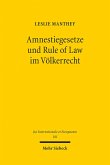 Amnestiegesetze und Rule of Law im Völkerrecht (eBook, PDF)