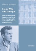 Freier Wille und Therapie (eBook, PDF)