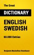 The Great Dictionary English - Swedish... - Bild 1