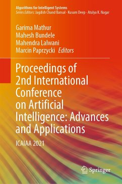 Proceedings of 2nd International Conference on Artificial Intelligence: Advances and Applications (eBook, PDF)
