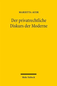 Der privatrechtliche Diskurs der Moderne - Auer, Marietta