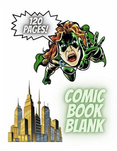 Blank Comic Book. A large format comic book journal for kids and adults with a variety of templates. - Cloke, Andy
