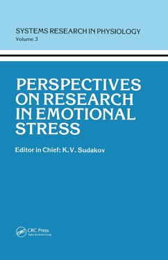 Perspectives on Research in Emotional Stress (eBook, ePUB) - Ganten, Detlev; Nikolov, Nicola A.; Sudakov, K. V.