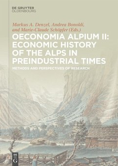 Cover Oeconomia Alpium II: Economic History of the Alps in Preindustrial Times (eBook, PDF)