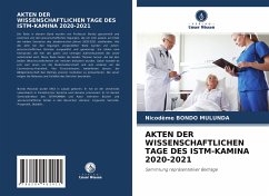 AKTEN DER WISSENSCHAFTLICHEN TAGE DES ISTM-KAMINA 2020-2021 - Bondo Mulunda, Nicodeme