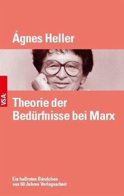 Theorie der Bedürfnisse bei Marx - Heller, Ágnes