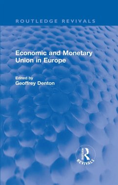 Cover Economic and Monetary Union in Europe (eBook, PDF)