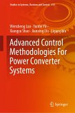 Advanced Control Methodologies For Power Converter Systems (eBook, PDF)