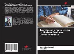 Translation of Anglicisms in Modern Business Correspondence - Reshetnjak, Darya;Dini, Irina