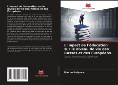 L'impact de l'éducation sur le niveau de vie des Russes et des Européens - Kobyzev, Maxim