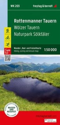 Cover Rottenmanner Tauern, Wander-, Rad- und Freizeitkarte 1:50.000, freytag & berndt, WK 203