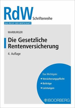Die Gesetzliche Rentenversicherung - Marburger, Dietmar