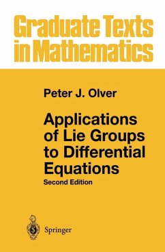 Applications of Lie Groups to Differential Equations (eBook, PDF) - Olver, Peter J.